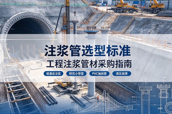 焦作注浆管选型标准