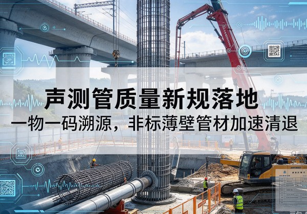 焦作声测管质量新规落地，一物一码溯源，非标薄壁管材加速清退